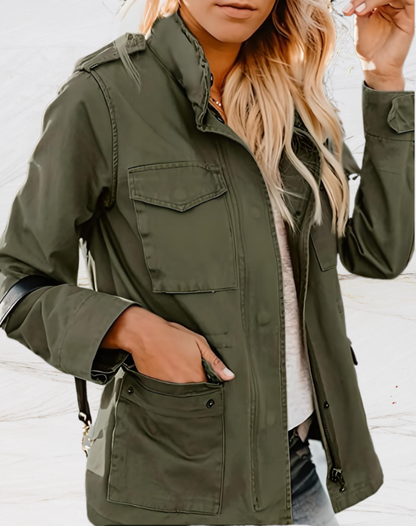 Women's Utility Cargo Jacket | Effortless Style & Practical Comfort