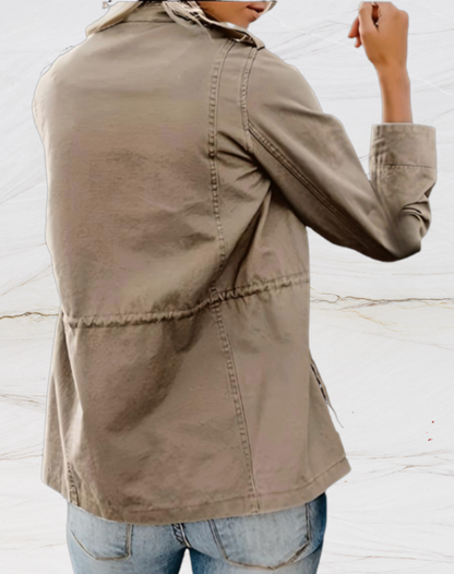 Women's Utility Cargo Jacket | Effortless Style & Practical Comfort