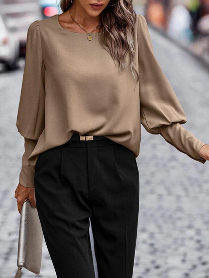 Belezza - Classic Long Sleeve Autumn Blouse for Women