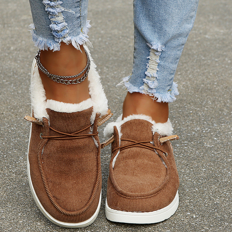 Belezza winter sneakers with fur lining