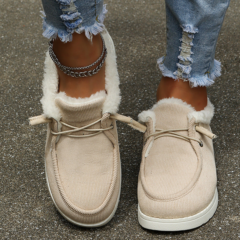 Belezza winter sneakers with fur lining