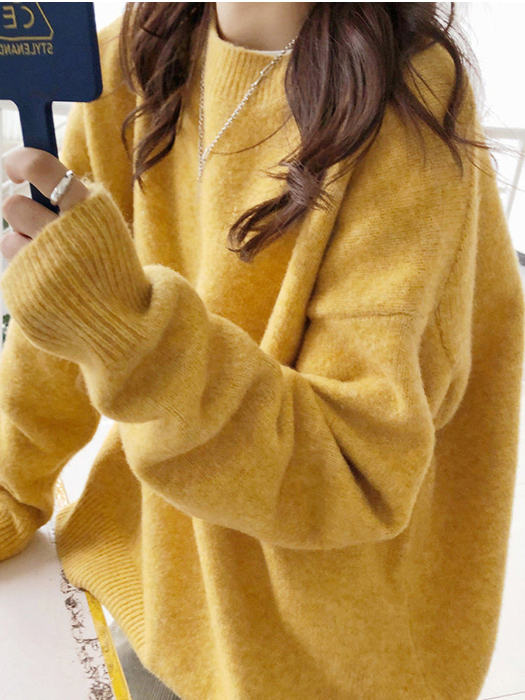 Oversized Pullover Soft Cashmere Sweater