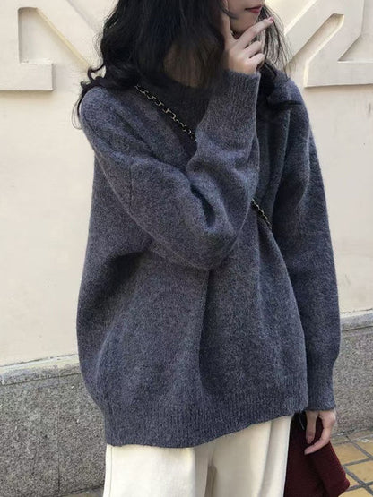 Oversized Pullover Soft Cashmere Sweater