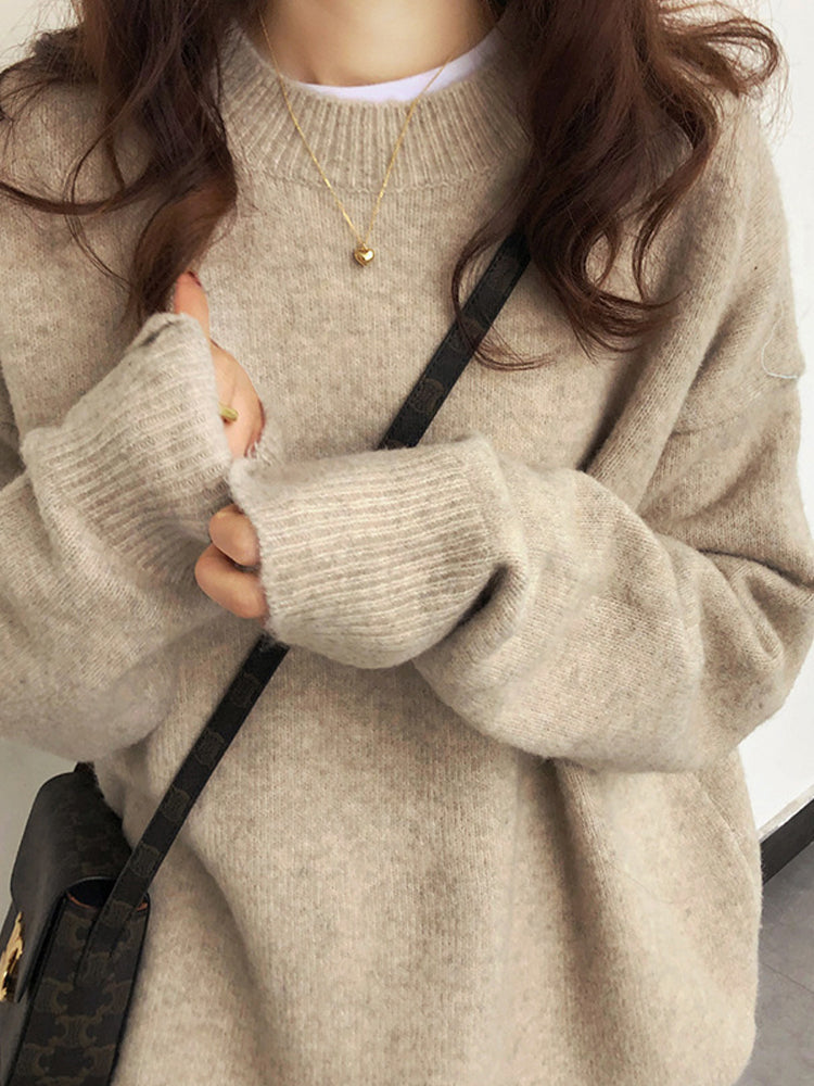 Oversized Pullover Soft Cashmere Sweater