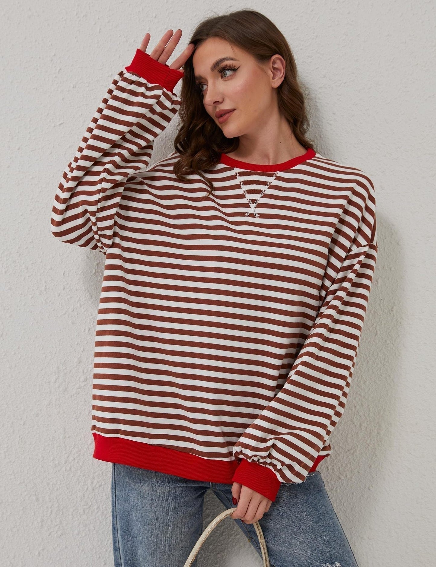 Belezza - Cozy Stripes Sweatshirt