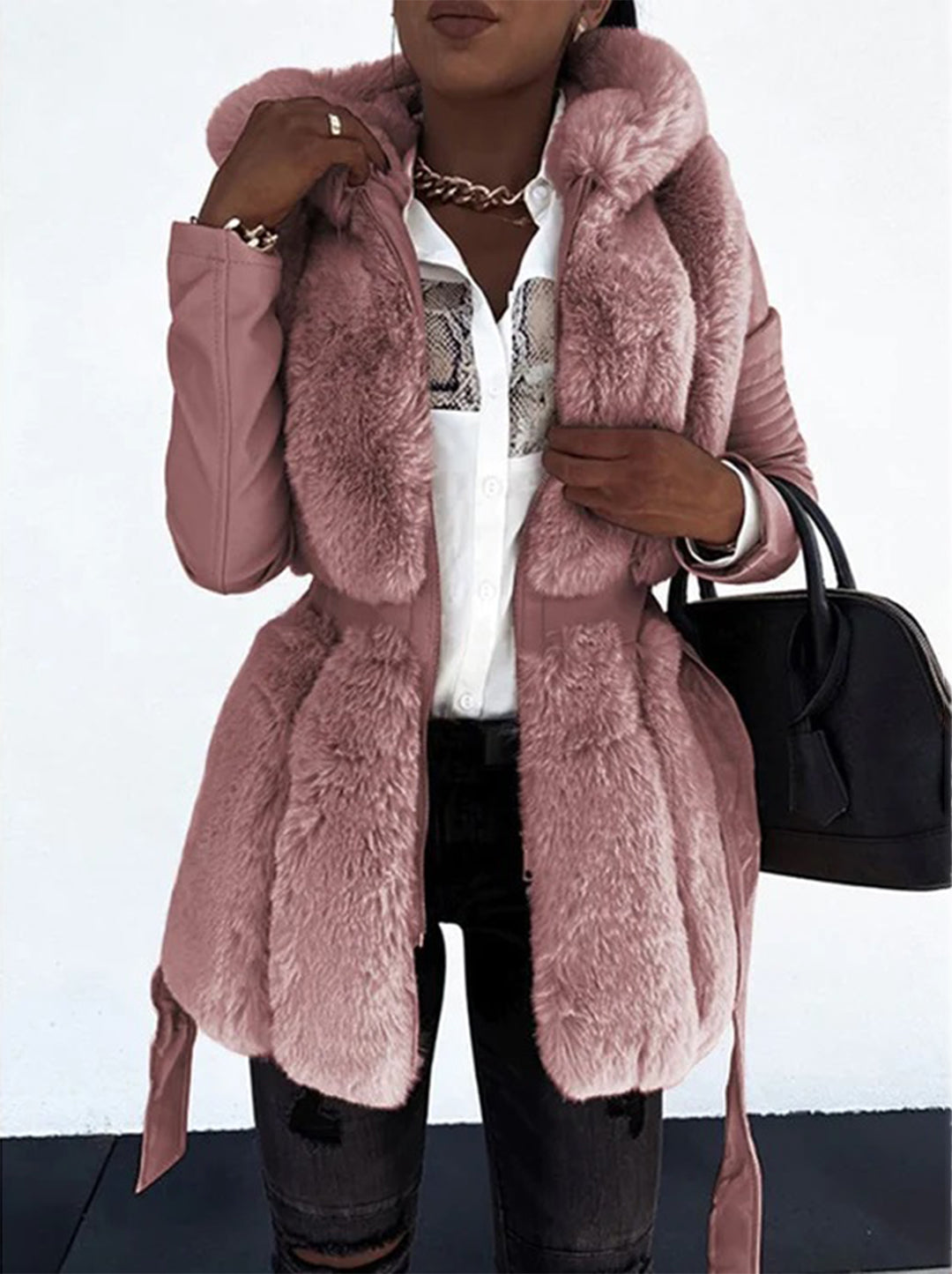 Belezza fur coat for women