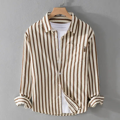 Belezza - Elegant Striped Shirt