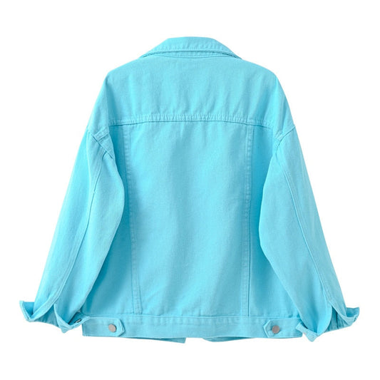 Belezza blue denim jacket for women