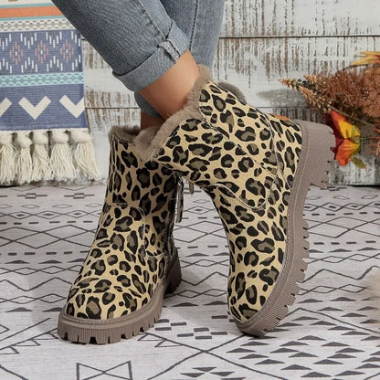 Belezza leopard boots