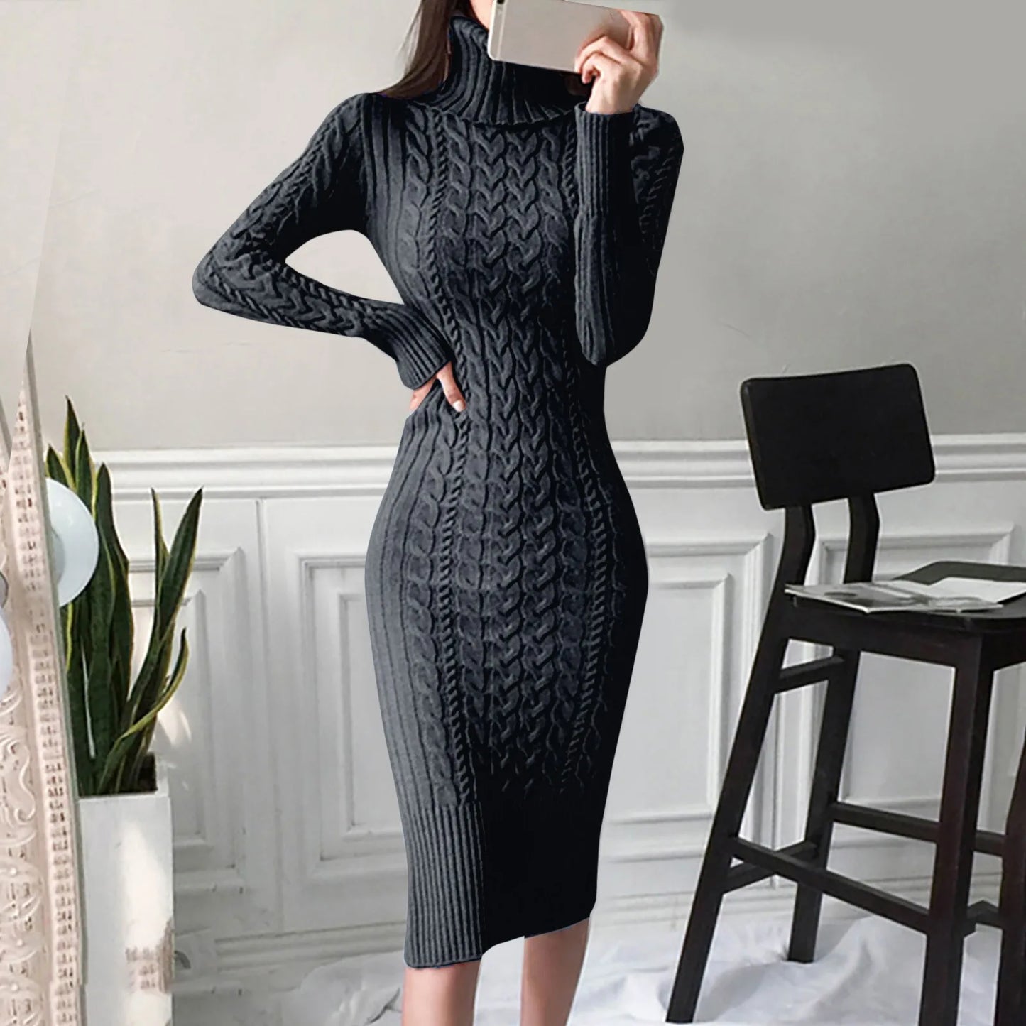 Belezza - Elegant Cable Dress