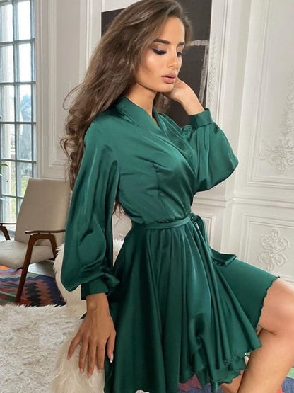 Belezza Satin Dress | An Elegant Women's Dress for Chic Occasions