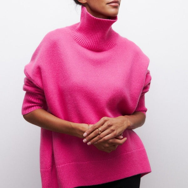 Belezza Sweater | Cozy Turtleneck Knit Jumper