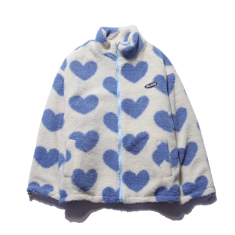 Belezza | Double-Sided Heart Winter Coat