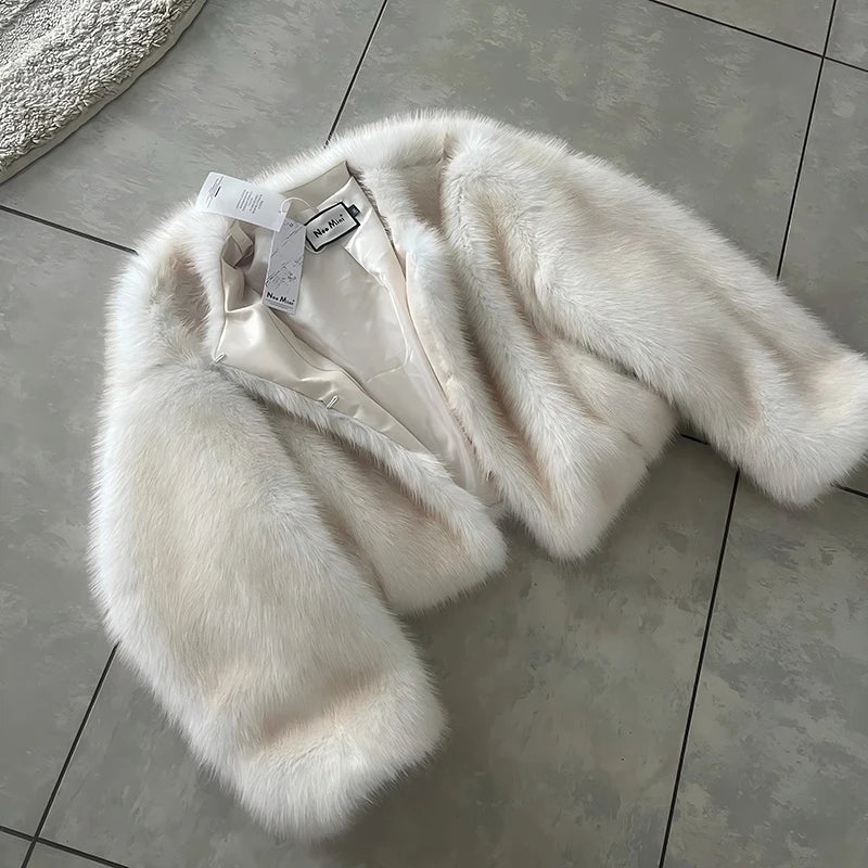 Grace™ - Synthetic Fur Coat