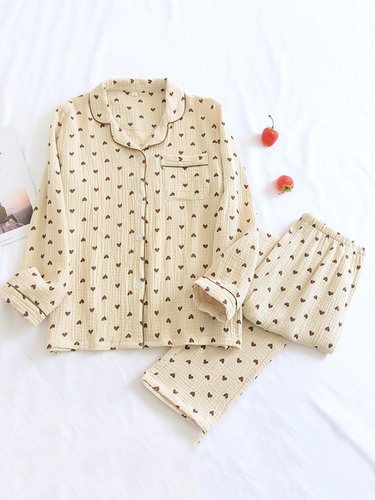 Comfy Cotton Print Shirt Pajamas Set