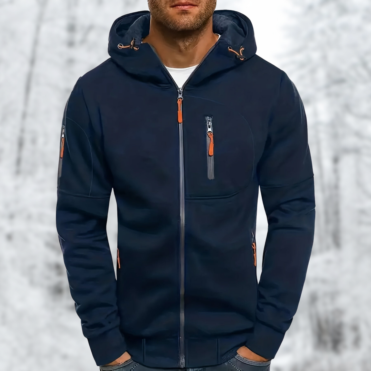 Belezza Men's Hooded Winter Jacket – Warm & Stylish Outdoor Essential