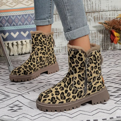 Belezza leopard boots