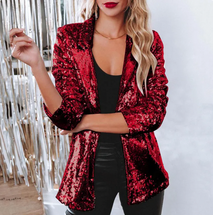 Belezza - Glitter Blazer for Women