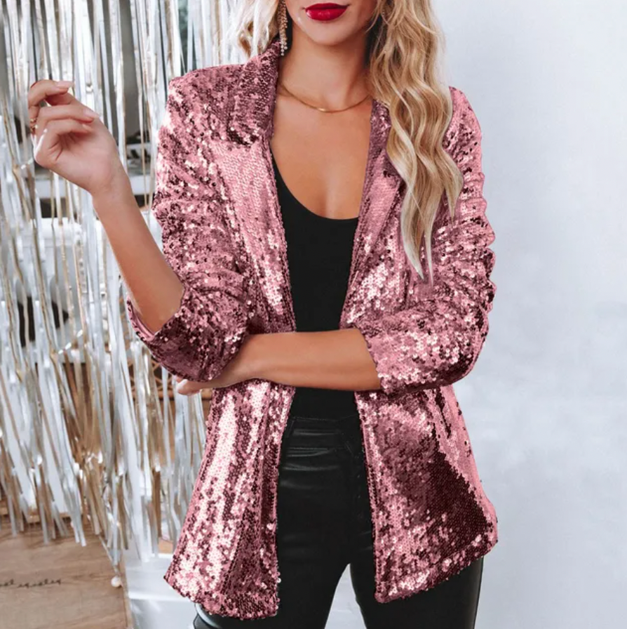 Belezza - Glitter Blazer for Women