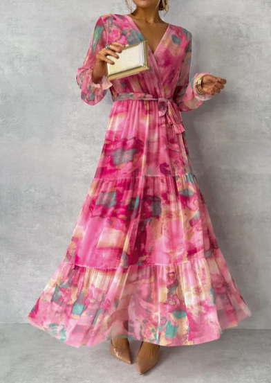 Belezza – watercolor dream maxi dress