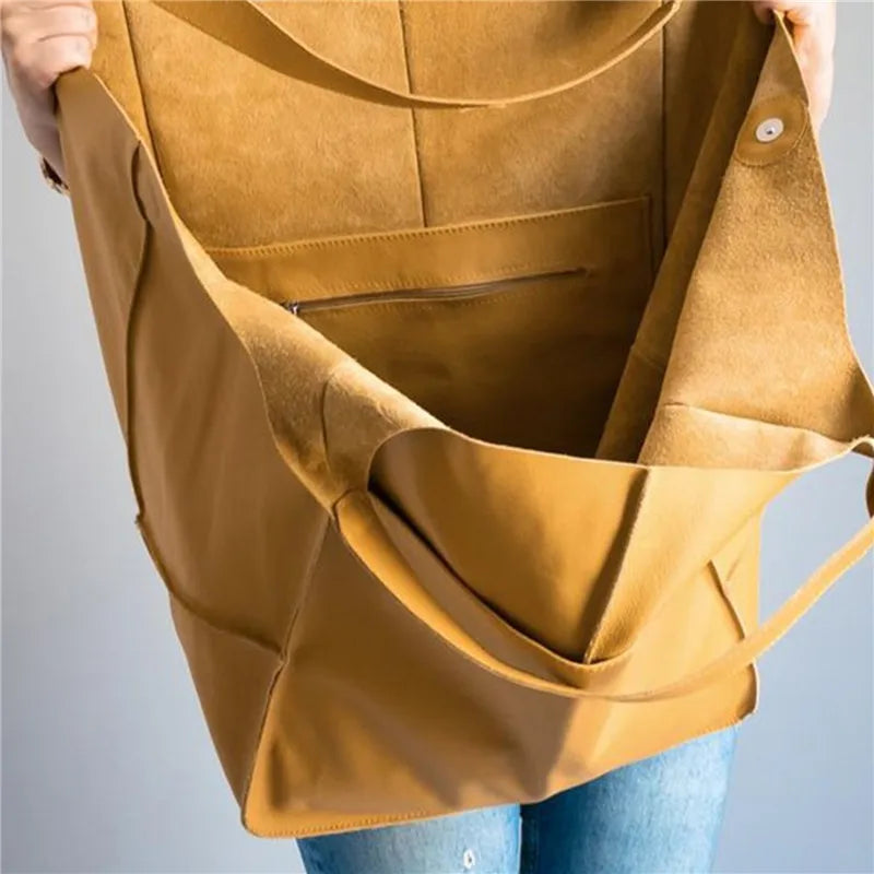 Belezza | Oversized Leather Tote Bag