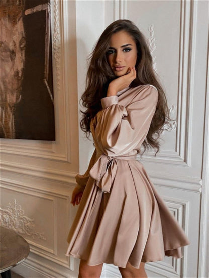 Belezza Satin Dress | An Elegant Women's Dress for Chic Occasions