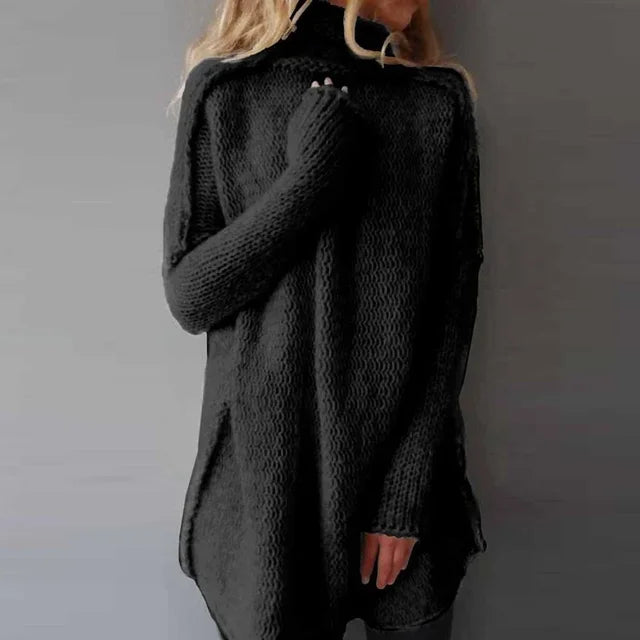 Women's Oversized Turtleneck Sweater | Embrace Cosy Elegance for Chilly Days