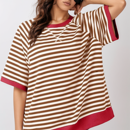 Anna™ | Striped Oversized Shirt