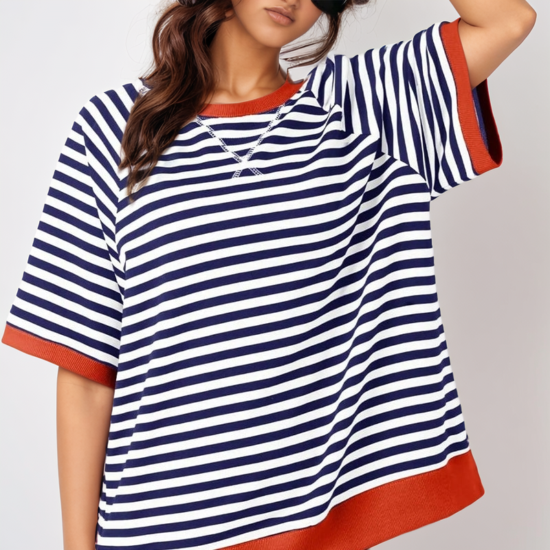 Anna™ | Striped Oversized Shirt