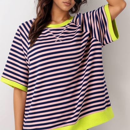 Anna™ | Striped Oversized Shirt