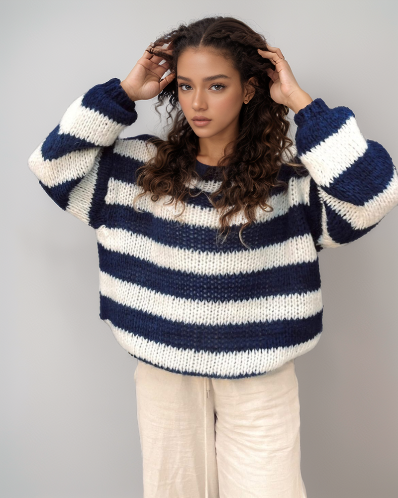 Louisa™ | Striped Knitted Sweater