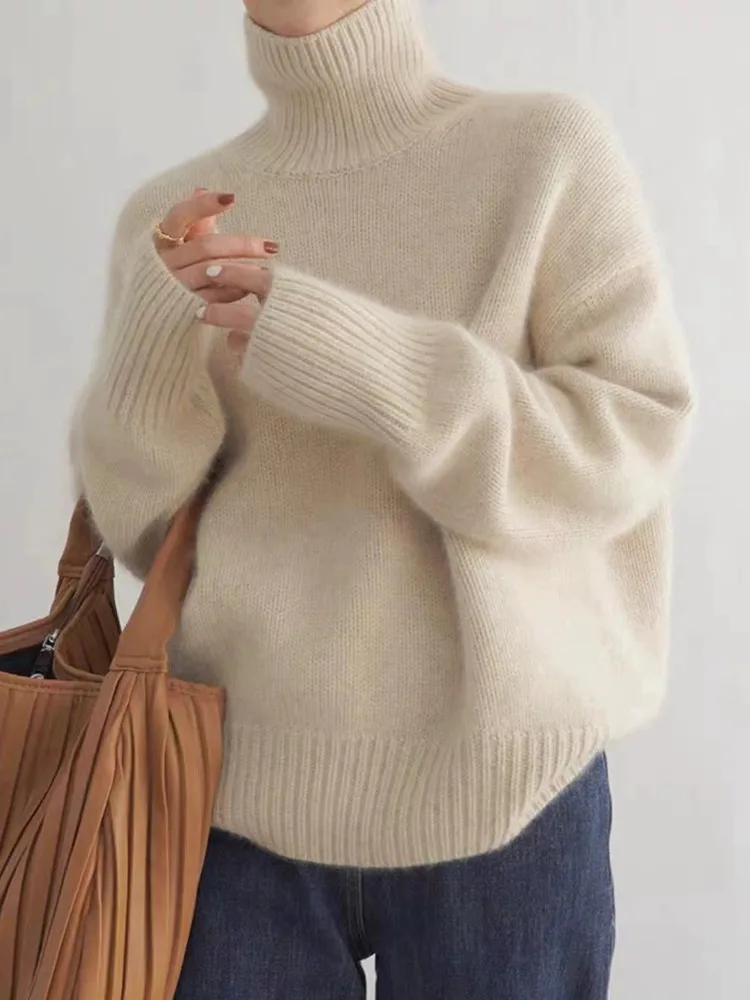 Belezza Sweater | Cozy Turtleneck Knit Sweater