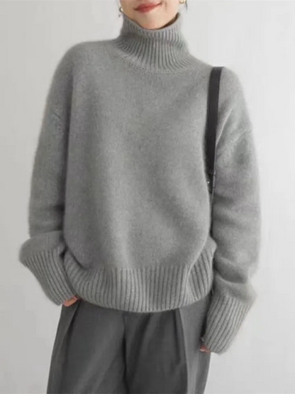 Belezza Sweater | Cozy Turtleneck Knit Sweater