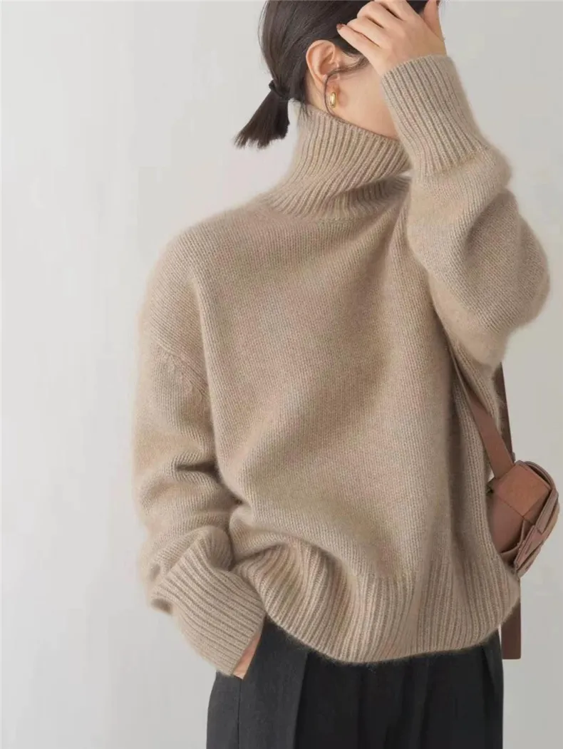 Belezza Sweater | Cozy Turtleneck Knit Sweater