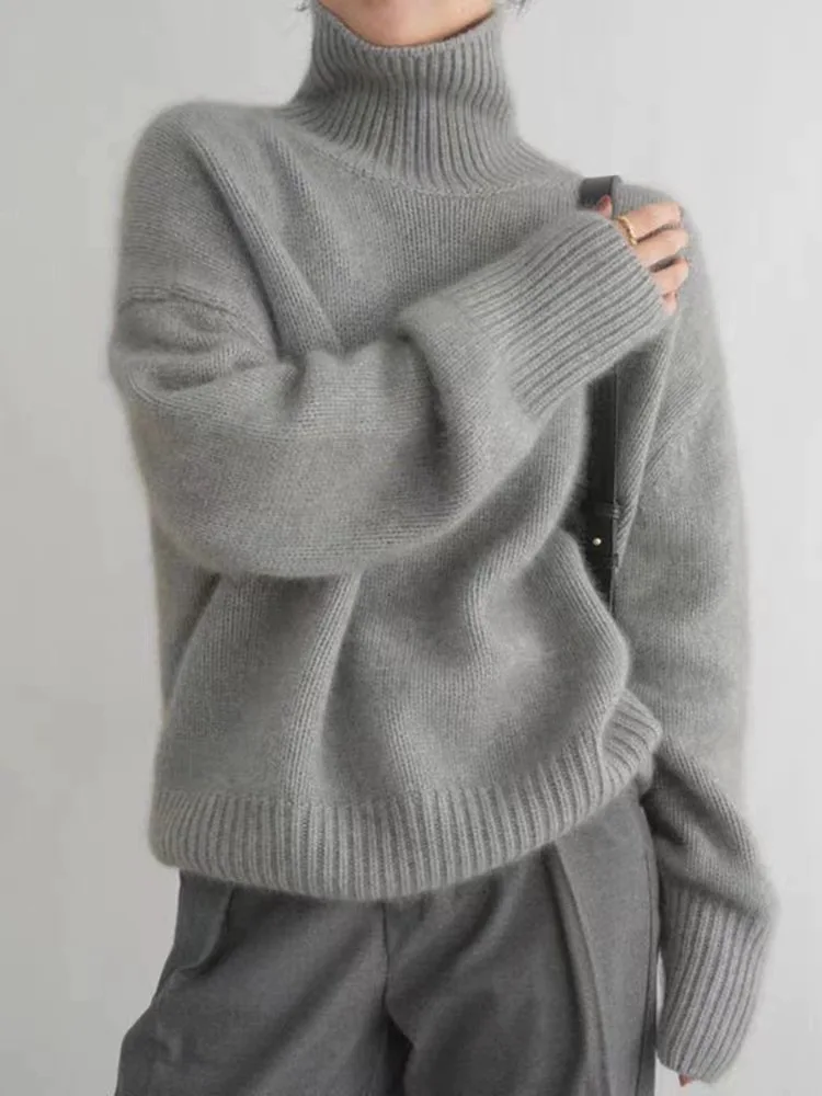 Belezza Sweater | Cozy Turtleneck Knit Sweater