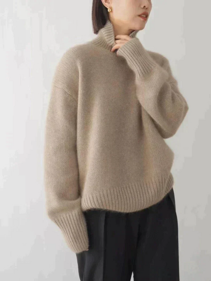 Belezza Sweater | Cozy Turtleneck Knit Sweater