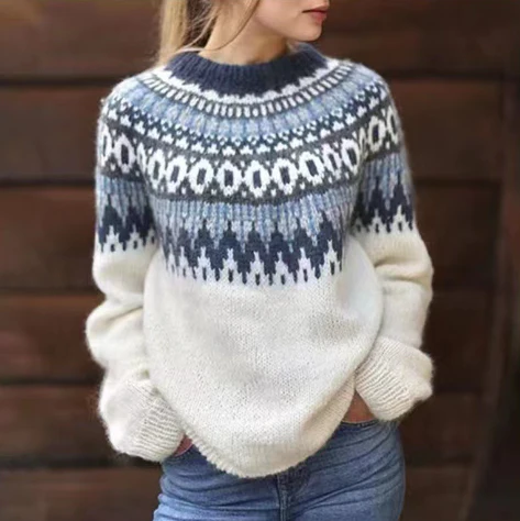 Belezza Sweater | Cozy Nordic Knit Sweater