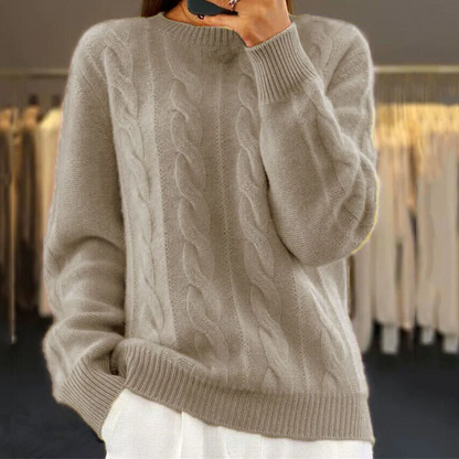 Belezza Sweater | Classic Cable Knit Sweater