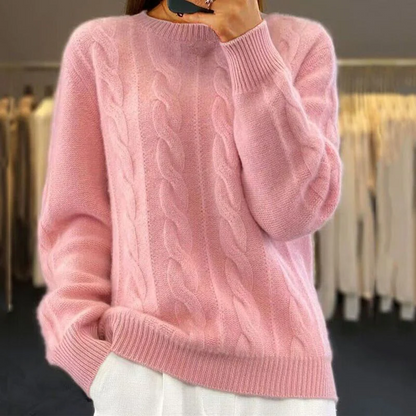 Belezza Sweater | Classic Cable Knit Sweater