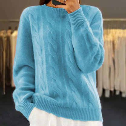 Belezza Sweater | Classic Cable Knit Sweater