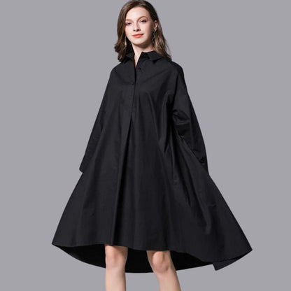 Belezza - Casual shirt dress with long sleeves