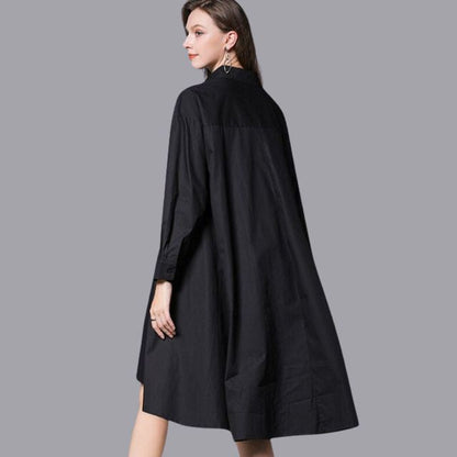 Belezza - Casual shirt dress with long sleeves