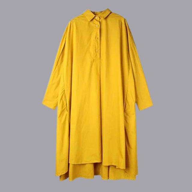 Belezza - Casual shirt dress with long sleeves