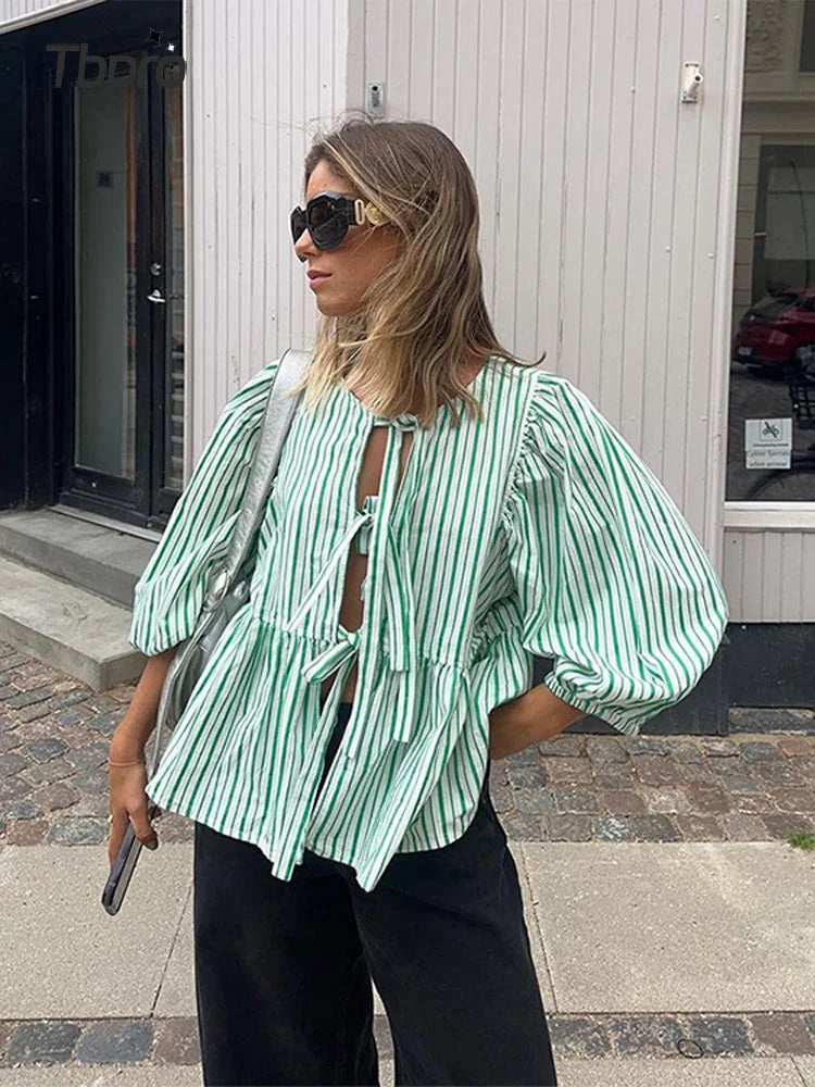 Belezza Puff Sleeve Blouse