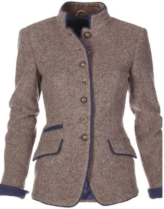 Women's Jacket | Button-Up | Slim Fit | Autumn Jacket | Blazer Jacket