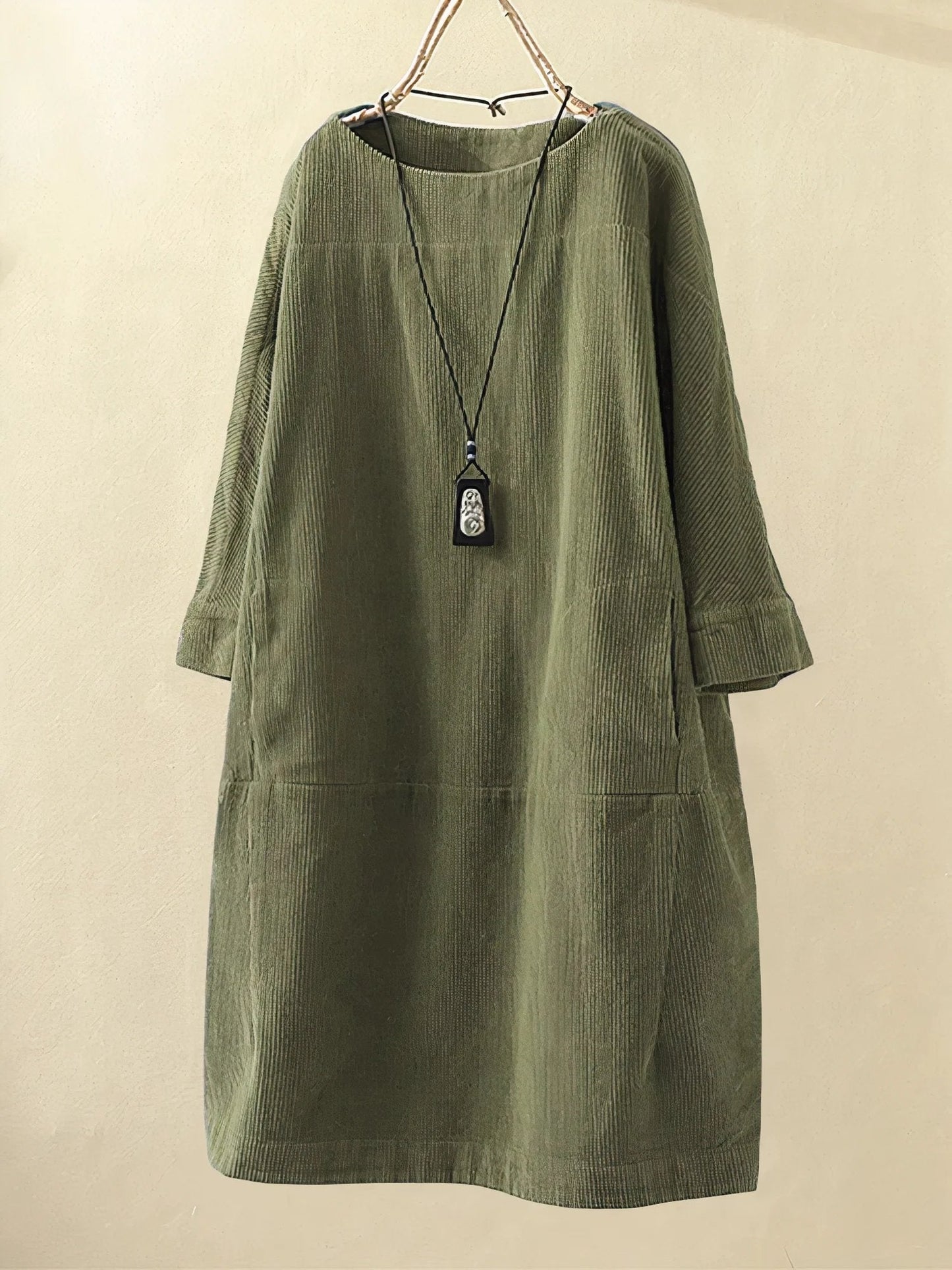 Emily™ | Relaxed Corduroy Tunic Dress