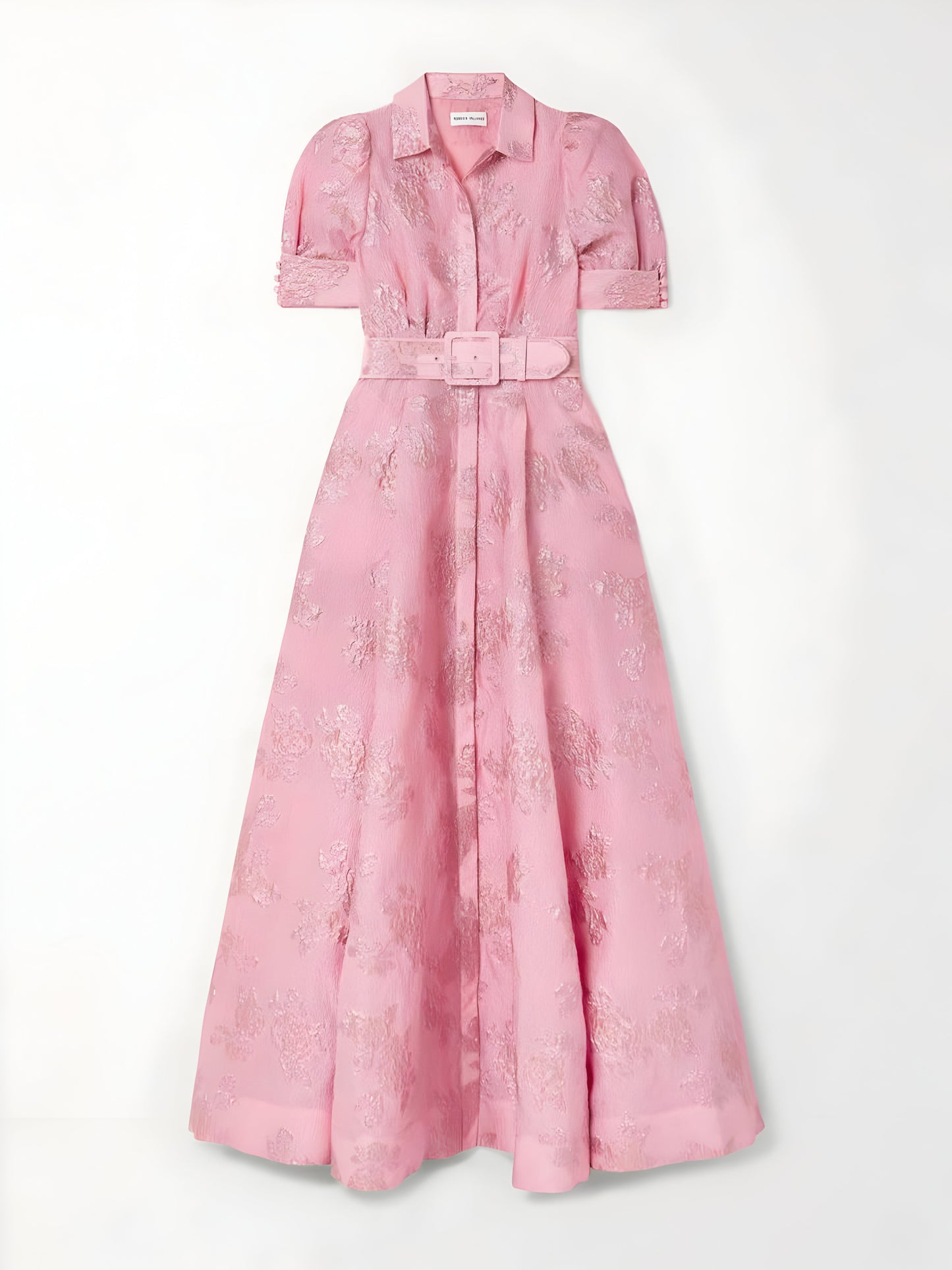 Belezza Pink Blouse Maxi Dress