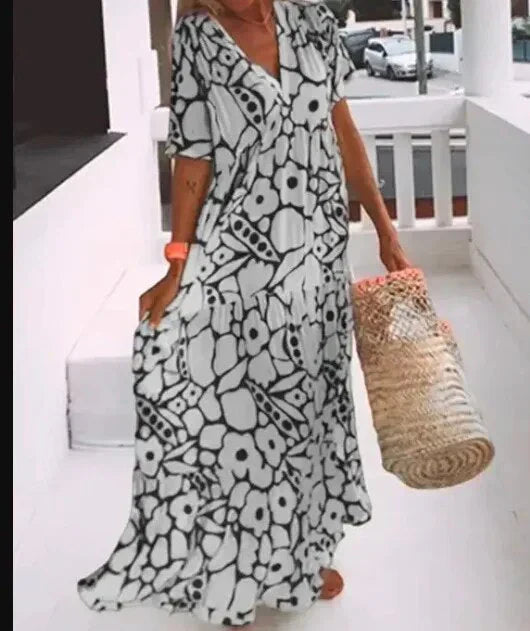 Belezza - Floral maxi dress