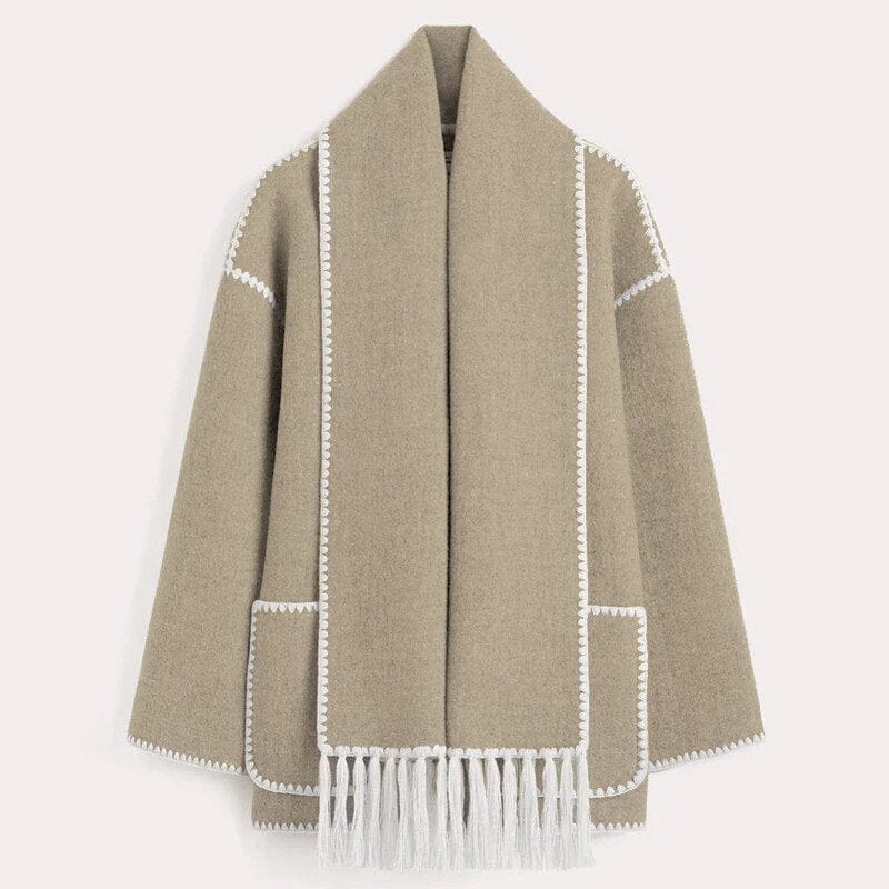 Belezza - Casual Scarf Coat for Women | Timeless Style