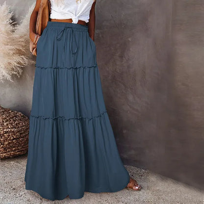 Belezza - Tiered Maxi Skirt